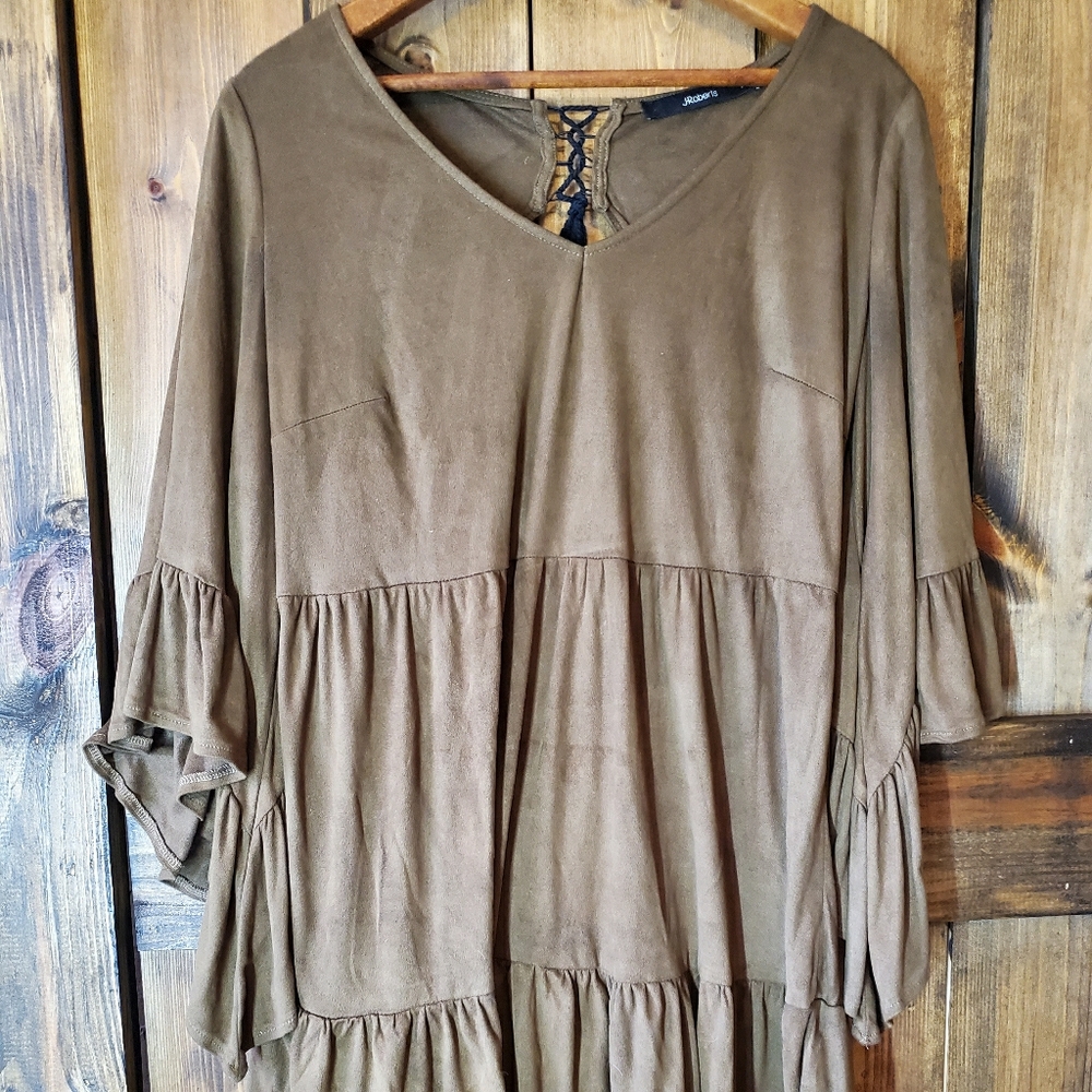 J Roberts Women's Boho Hippie Dress Medium